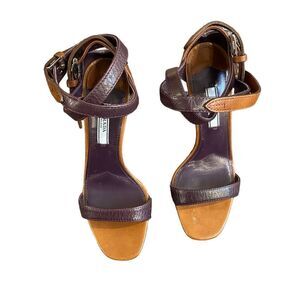 Prada Crossover Ankle Heels